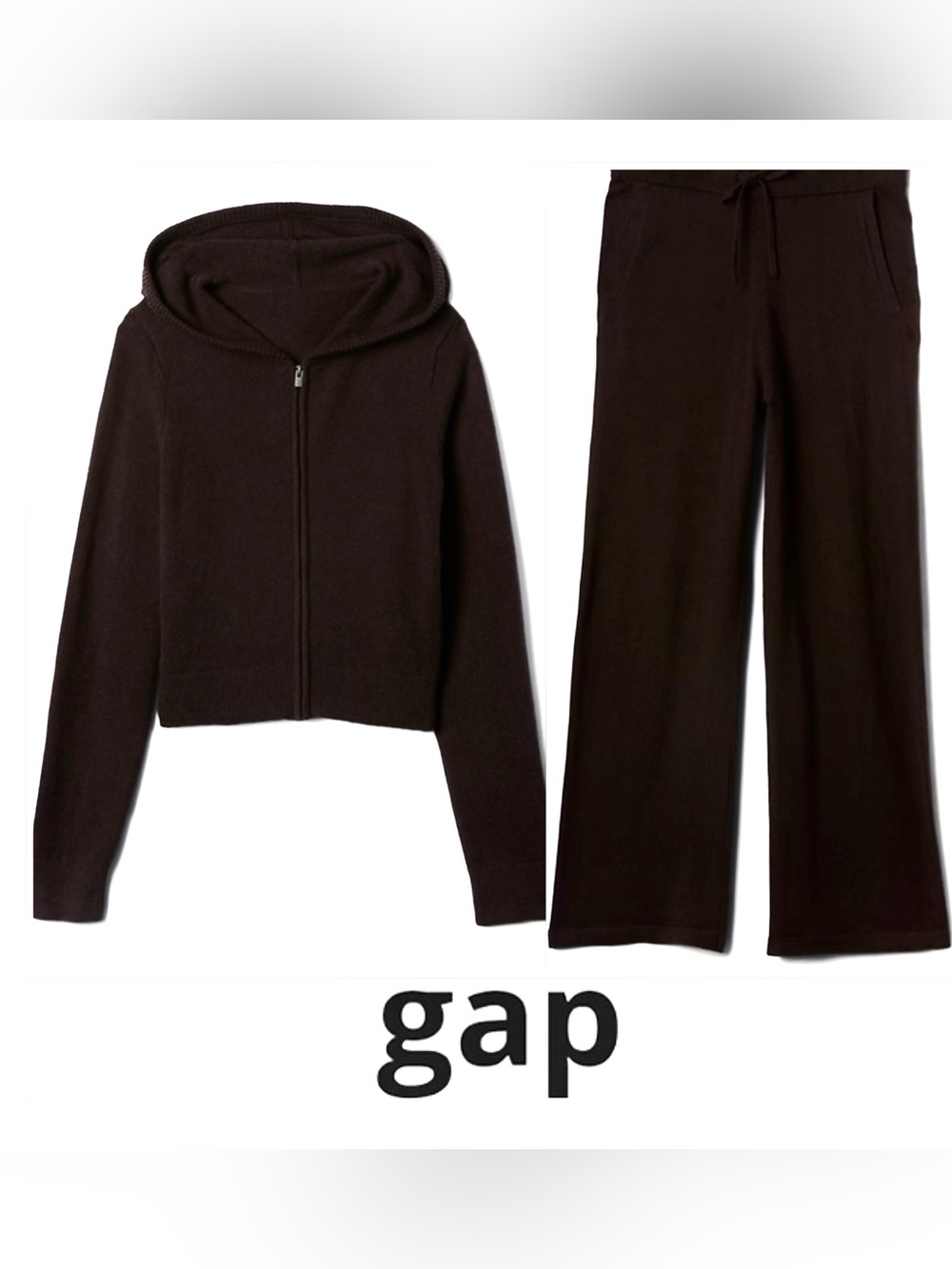 GAP CashSoft Sweater Zip Hoodie
and Pants Lounge Set